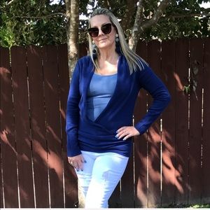 Aqua Cashmere Sweater